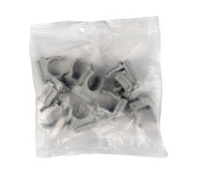 Держатель для труб (клипса) d16мм (уп.10шт) Plast PROxima EKF derj-z-16n-r