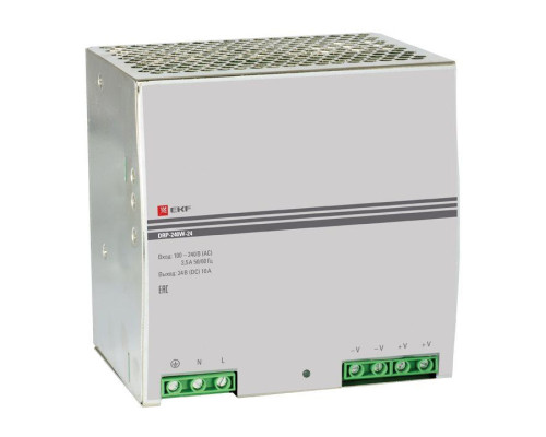 Блок питания 24В DRP-240W-24 EKF drp-240w-24