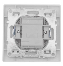Выключатель 2-кл. СП Минск 10А IP20 с индикатором бел. Basic EKF ERV10-123-10