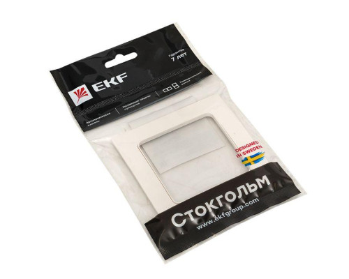 Рамка 1-м Стокгольм бел. PROxima EKF EXM-G-302-10
