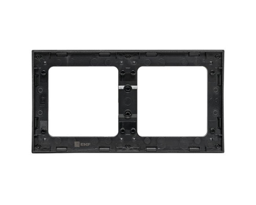 Рамка 2-м Стокгольм черн. PROxima EKF EXM-G-303-30