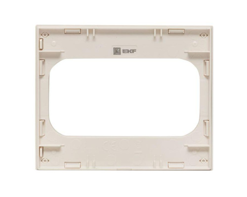 Рамка для розетки 2-м Стокгольм бел. PROxima EKF EYM-G-304-10