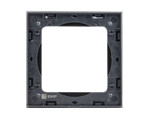 Рамка 1-м Стокгольм металл. черн. PROxima EKF EZM-G-302-10