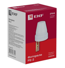 Фотореле PS-2 10А 2200Вт IP44 EKF fr-ps-2-10