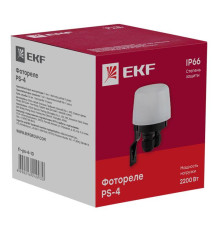 Фотореле PS-4 10А 2200Вт IP66 PROxima EKF fr-ps-4-10