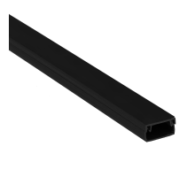 Кабель-канал 40х25 L2000 пластик Plast черн. EKF kk-40-25b