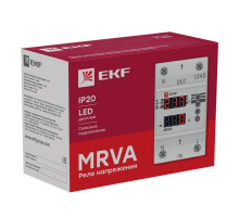 Реле напряжения и тока с дисплеем MRVA 25А PROxima EKF MRVA-25A