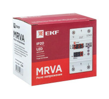 Реле напряжения и тока с дисплеем MRVA 63А PROxima EKF MRVA-63A
