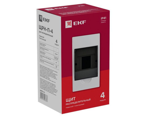 Щит ЩРН-П-4 IP41 EKF pb40-n-4