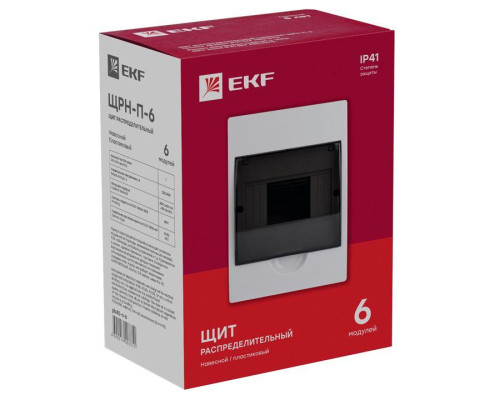 Щит ЩРН-П-6 IP41 EKF pb40-n-6