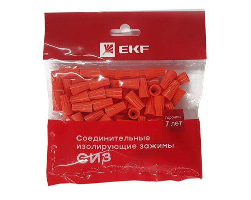 Соединитель проводов СИЗ-3 1.5-5.75кв.мм (уп.100шт) EKF plc-cc-5