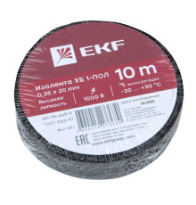 Изолента ХБ 1-ПОЛ 20мм (рул.10м) (125г) PROxima EKF plc-hb-pol1-5