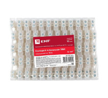 Колодка клеммная полистирол 12мм 15А EKF plc-KK-12-15