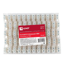 Колодка клеммная полистирол 12мм 15А EKF plc-KK-12-15