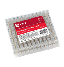 Колодка клеммная полистирол 4мм 3А EKF plc-KK-4-3