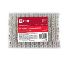 Колодка клеммная полистирол 6мм 6А EKF plc-KK-6-6
