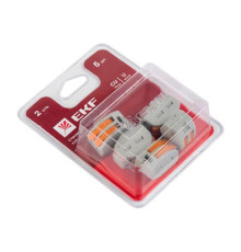 Клемма строительно-монтажная СМК 222-412 (блист.5шт) EKF plc-smk-412b