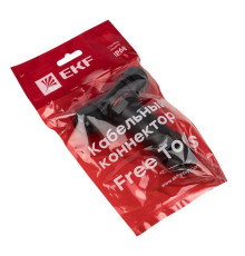 Коннектор кабельный Т-образный (клеммник 5PIN) IP68 FreeTools EKF plc-uac-cb5T