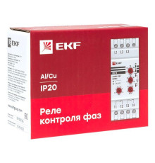 Реле контроля фаз РКФ-8 многофукц. EKF rkf-8