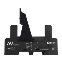 Разъем для реле РM slim 22/2 AVERES EKF rms-22-2
