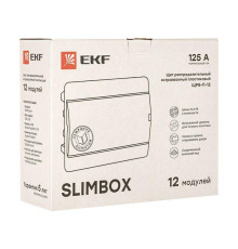 Щит ЩРВ-П-12 "SlimBox" IP41 бел. дверца PROxima EKF sb-v-12w