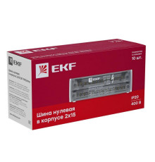 Шина нулевая в корпусе 2х15 EKF sn0-2x15
