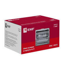 Шина нулевая в корпусе 4х7 EKF sn0-4x7