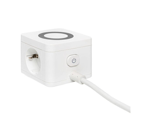 Удлинитель "Куб" 2 гнезда 3USB 2.4А+зарядное устройство 1.3 метра 1кв.мм EKF UBA-CUB-3-WC