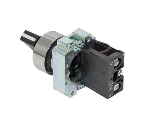 Переключатель BD21 2P короткая ручка NO EKF xb2-bd21