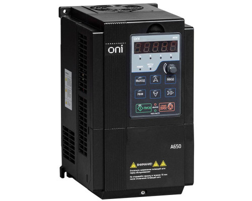 Преобразователь частоты A650 380В 3Ф 2.2кВт 5.5А ONI A650-33E022T
