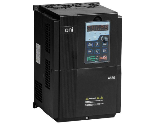 Преобразователь частоты A650 380В 3Ф 15кВт 32А ONI A650-33E15T