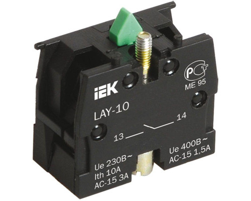 Блок контактный 1з для LAY5 IEK BDK21