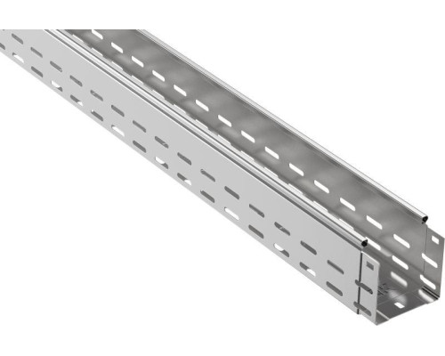 Лоток листовой перфорированный 100х100 L3000 сталь 0.7мм IEK CLP10-100-100-3