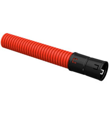 Труба гофрированная двустенная ПНД гибкая d50мм с муфтой красн. (уп.50м) IEK CTG12-050-K04-050-R