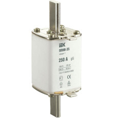 Вставка плавкая ППНИ-35 250А габарит 1 IEK DPP30-250