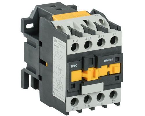 Контактор КМИе-22510 25А 36В/АС3 1НО IEK KKME21-025-036-10
