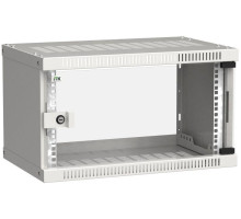 Шкаф LINEA WE 6U 550х350мм стекл. дверь сер. ITK LWE3-06U53-GF