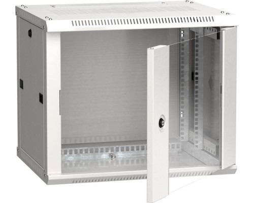 Шкаф 19дюйм LINEA W 6U 600х450мм настен. стекл. дверь RAL7035 ITK LWR3-06U64-GF