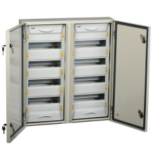 Корпус металлический ЩРн-2х48з-1 У2 IP54 PRO IEK MKM16-N-2X48-54-ZU