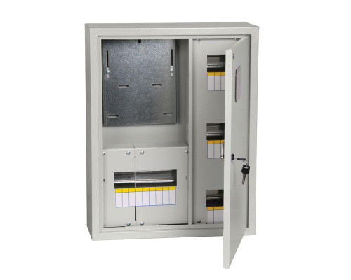 Корпус металлический ЩУРн-3/18 (560х440х165мм) IP31 TITAN IEK MKM32-N-18-31-ZO