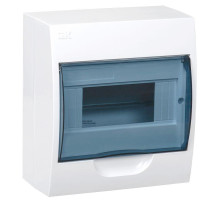 Корпус ЩРН-П-8 Krepta 3 IP41 навесной пластик. бел. IEK MKP12-N-08-40-20