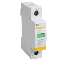 Ограничитель перенапряжения ОПС1-B 1P IEK MOP20-1-B