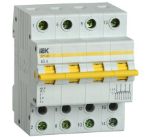 Выключатель-разъединитель трехпозиционный 4п ВРТ-63 63А IEK MPR10-4-063
