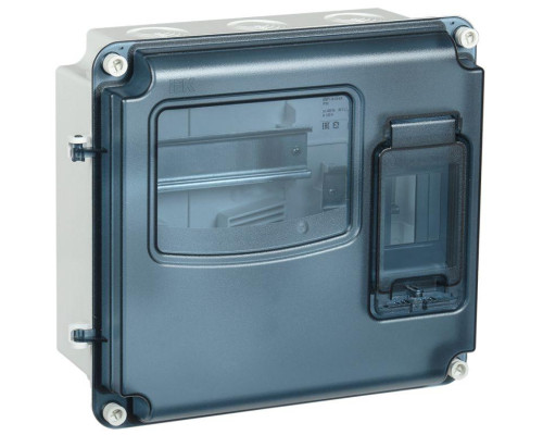 Корпус ЩУРн-П 1/3 Krepta 3 IP66 PC пластик. IEK MSP1-N-03-66-L