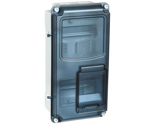 Корпус ЩУРн-П 1/8 Krepta 3 IP66 PC пластик. IEK MSP1-N-08-66-L