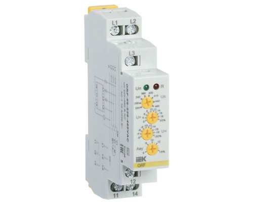 Реле фаз ORF 06 3ф 220-460В AC IEK ORF-06-220-460VAC