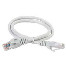 Патч-корд кат.5е UTP 2м сер. ITK PC01-C5EU-2M
