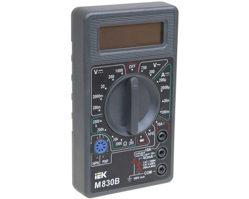 Мультиметр цифровой Universal M830B IEK TMD-2B-830