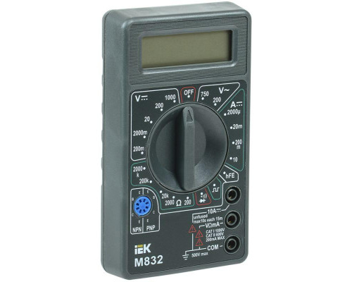 Мультиметр цифровой Universal M832 IEK TMD-2S-832