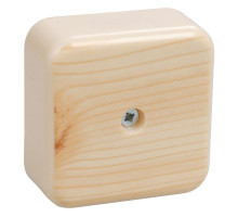 Коробка распаячная ОП 50х50х20 IP20 КМ41206-04 (4 клем. 3кв.мм) сосна IEK UKO10-050-050-020-K34
